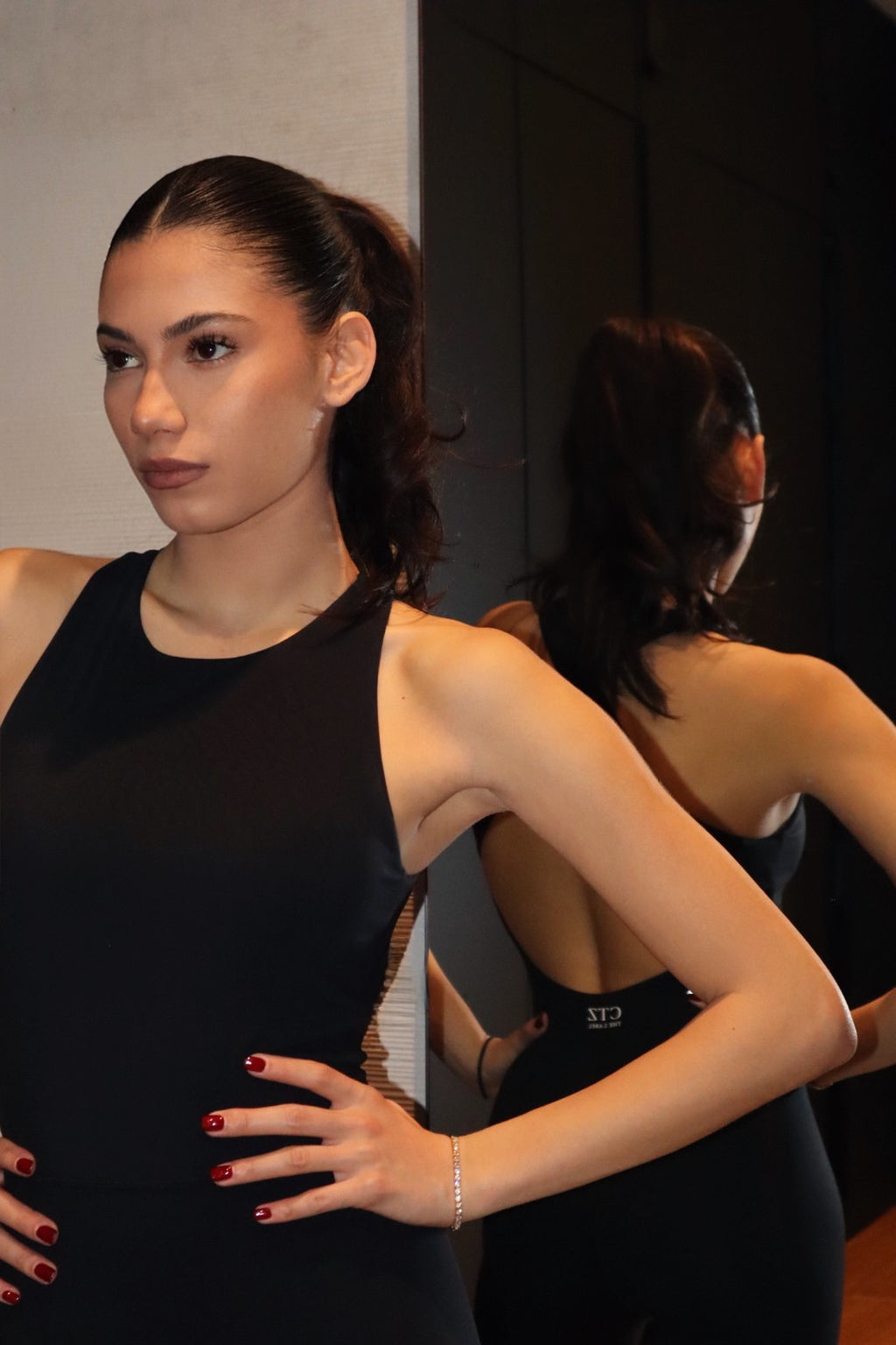 Black Backless Jumpsuit – Supersoft, Stretchy, Padded & Double-Lined | CTZ THE LABEL